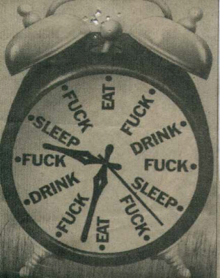 Mans Rude Alarm Clock